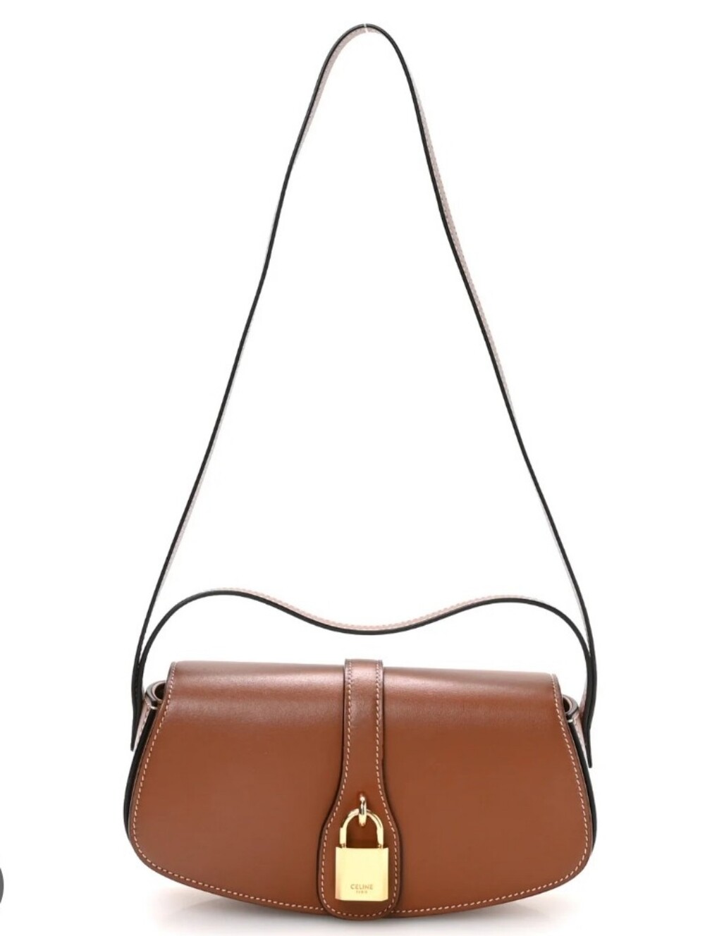 Brand New!!!! Celine Tabou Clutch On Strap Tan LOCK COMES WITH COA!!! Unused!!! - Picture 10 of 16